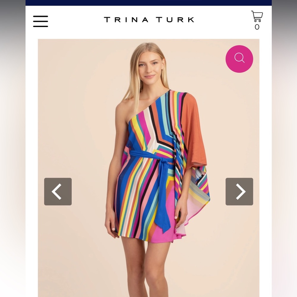 Trina Turk coverup/dress.  New with tags.  Multicolor.